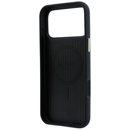MagSafe Case for Apple iPhone 18 Pro Max / 17 Pro Max, Guess, Perforated 4G, Black