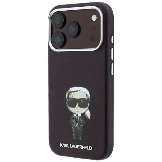 Etui MagSafe do Apple iPhone 18 Pro Max / 17 Pro Max, Karl Lagerfeld, HC SW Ikonik, Bordowy