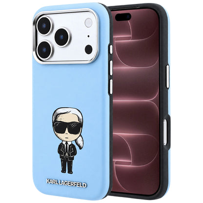 Etui MagSafe dla Apple iPhone 18 Pro Max / 17 Pro Max, Karl Lagerfeld, Ikonik Sketch, Bleu