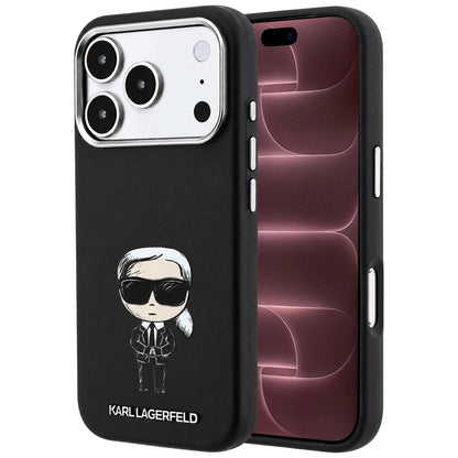 Etui MagSafe do Apple iPhone 18 Pro Max / 17 Pro Max, Karl Lagerfeld, Ikonik Sketch, Czarny
