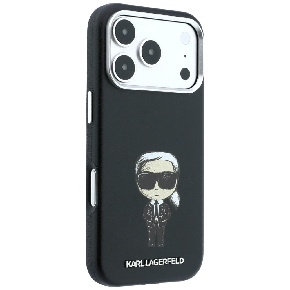 Etui MagSafe do Apple iPhone 18 Pro Max / 17 Pro Max, Karl Lagerfeld, Ikonik Sketch, Czarny