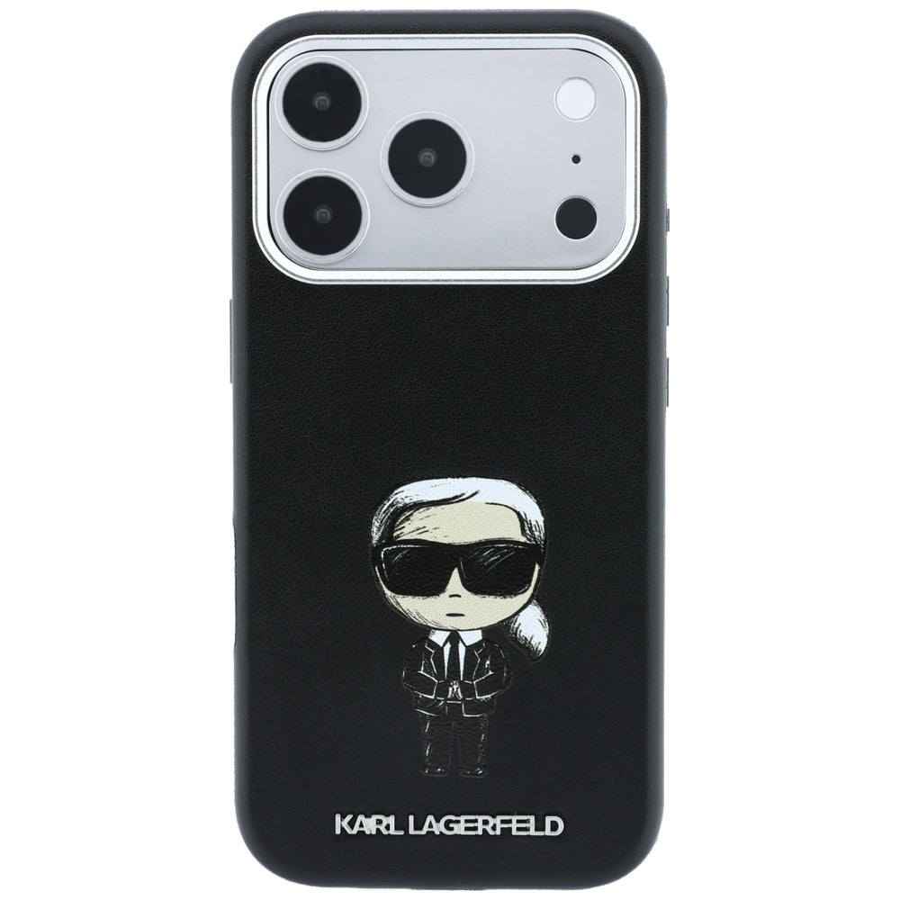 Etui MagSafe do Apple iPhone 18 Pro Max / 17 Pro Max, Karl Lagerfeld, Ikonik Sketch, Czarny