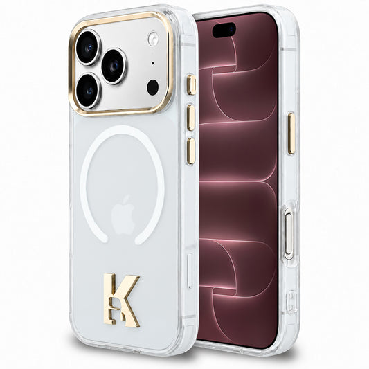 Etui MagSafe do Apple iPhone 18 Pro Max / 17 Pro Max, Karl Lagerfeld, IML Karl Head Logo, przezroczyste