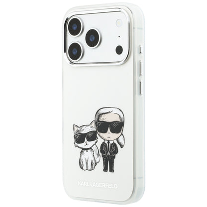 Etui MagSafe do Apple iPhone 18 Pro Max / 17 Pro Max, Karl Lagerfeld, IML KC Bodies Sketch Print, Beż