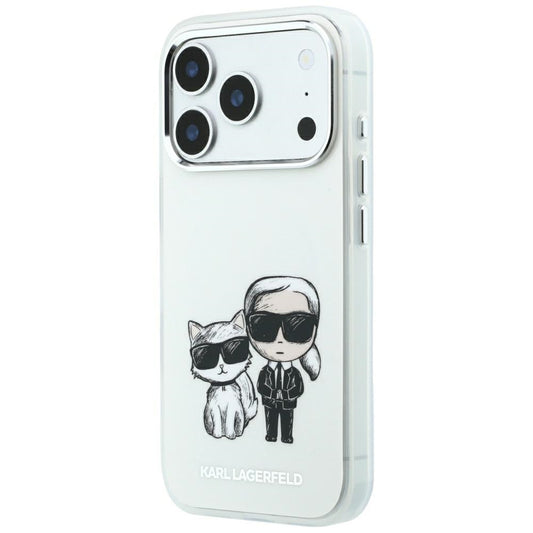 Etui MagSafe do Apple iPhone 18 Pro Max / 17 Pro Max, Karl Lagerfeld, KC Bodies Sketch, Beżowe