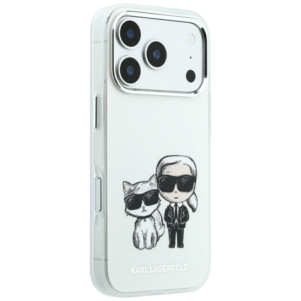 MagSafe Case for Apple iPhone 18 Pro Max / 17 Pro Max, Karl Lagerfeld, KC Bodies Sketch, Beige