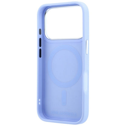 MagSafe Case for Apple iPhone 18 Pro Max / 17 Pro Max, Karl Lagerfeld, Point and Choupette Sketch, Blue