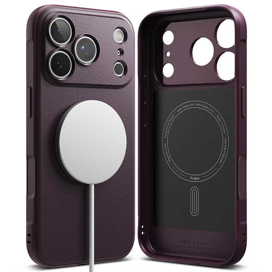 Etui MagSafe do Apple iPhone 18 Pro Max / 17 Pro Max, Ringke, Onyx, ciemnowiśniowe