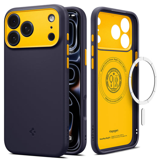 Etui MagSafe do Apple iPhone 18 Pro Max / 17 Pro Max, Spigen, Caseology Nano Pop, Fioletowy ACS12140