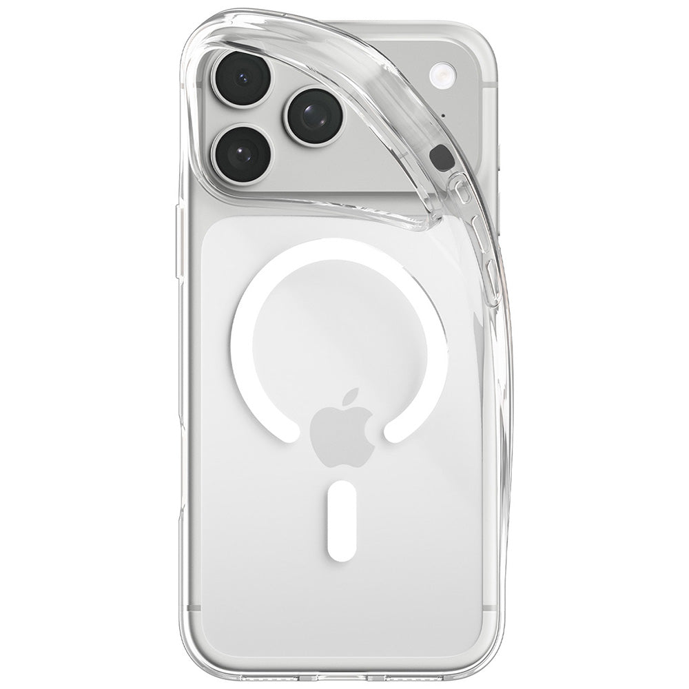 Etui MagSafe do Apple iPhone 18 Pro Max / 17 Pro Max, Spigen, Liquid Crystal, Przezroczysta Biała ACS12143