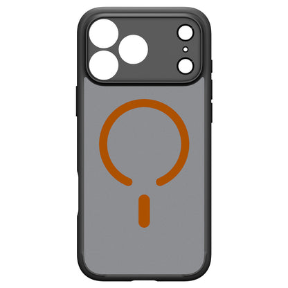 Etui MagSafe do Apple iPhone 18 Pro Max / 17 Pro Max, Spigen, Ultra Hybrid, Czarny Pomarańczowy Satynowy ACS12125