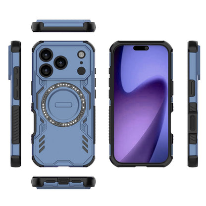 MagSafe Case for Apple iPhone 18 Pro Max / 17 Pro Max, Techsuit, ArmorMag, Blue