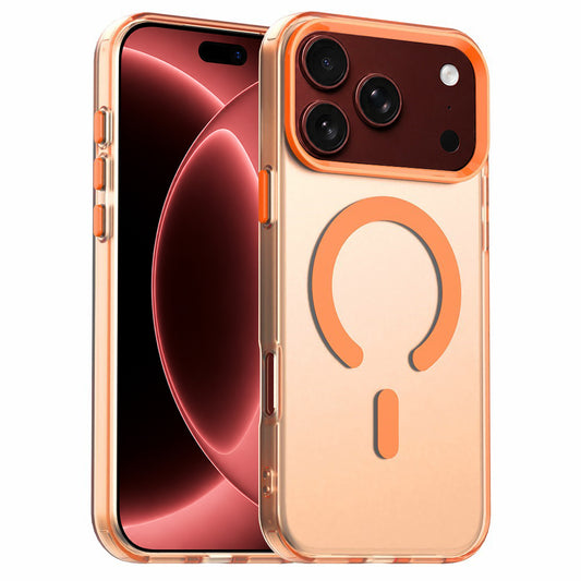 Etui MagSafe do Apple iPhone 18 Pro Max / 17 Pro Max, Techsuit, CandyCase, Pomarańczowe