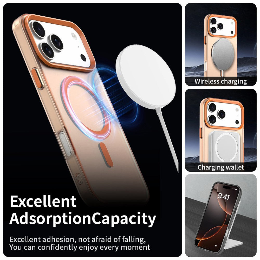 MagSafe Case for Apple iPhone 18 Pro Max / 17 Pro Max, Techsuit, CandyCase, Orange