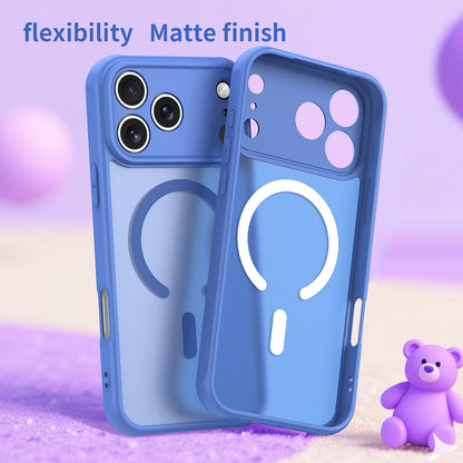 Etui MagSafe do Apple iPhone 18 Pro Max / 17 Pro Max, Techsuit, HaloFrost II, Niebieskie