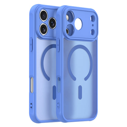 Etui MagSafe do Apple iPhone 18 Pro Max / 17 Pro Max, Techsuit, HaloFrost II, Niebieskie