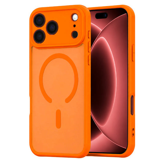 Etui MagSafe do Apple iPhone 18 Pro Max / 17 Pro Max, Techsuit, HaloFrost II, Pomarańczowe
