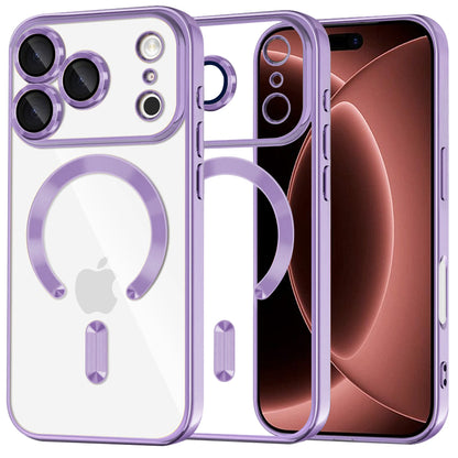 Etui MagSafe do Apple iPhone 18 Pro Max / 17 Pro Max, Techsuit, Luxury Crystal, Jasnofioletowy