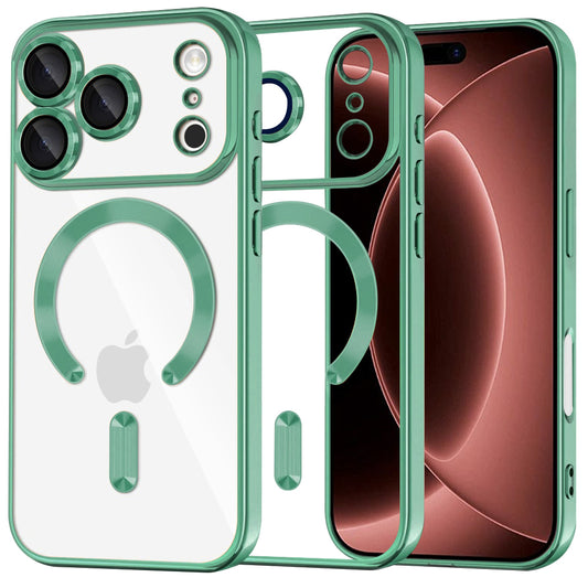 Etui MagSafe do Apple iPhone 18 Pro Max / 17 Pro Max, Techsuit, Luxury Crystal, Jasnozielony