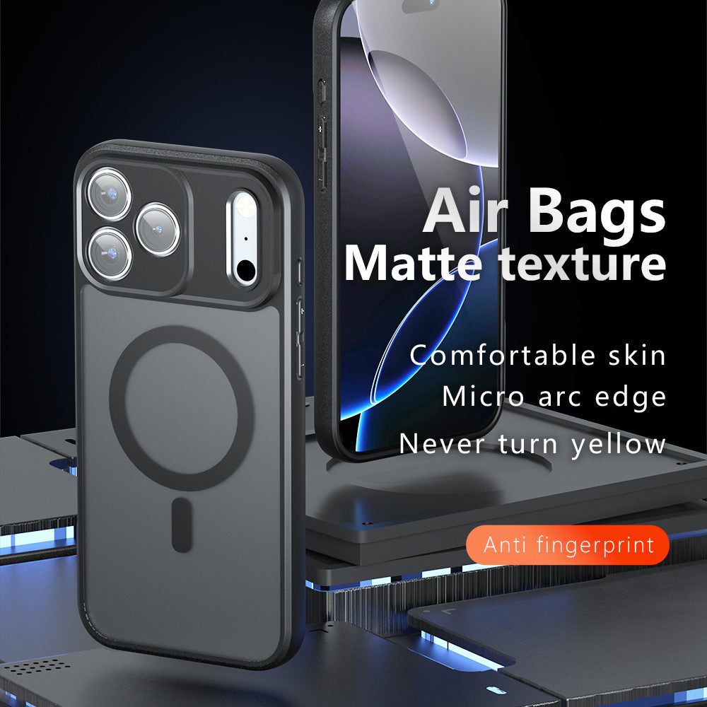 MagSafe Case for Apple iPhone 18 Pro Max / 17 Pro Max, Techsuit, PureFrost, Satin Black