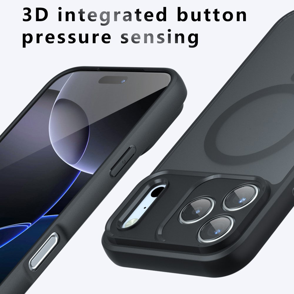 MagSafe Case for Apple iPhone 18 Pro Max / 17 Pro Max, Techsuit, PureFrost, Satin Black