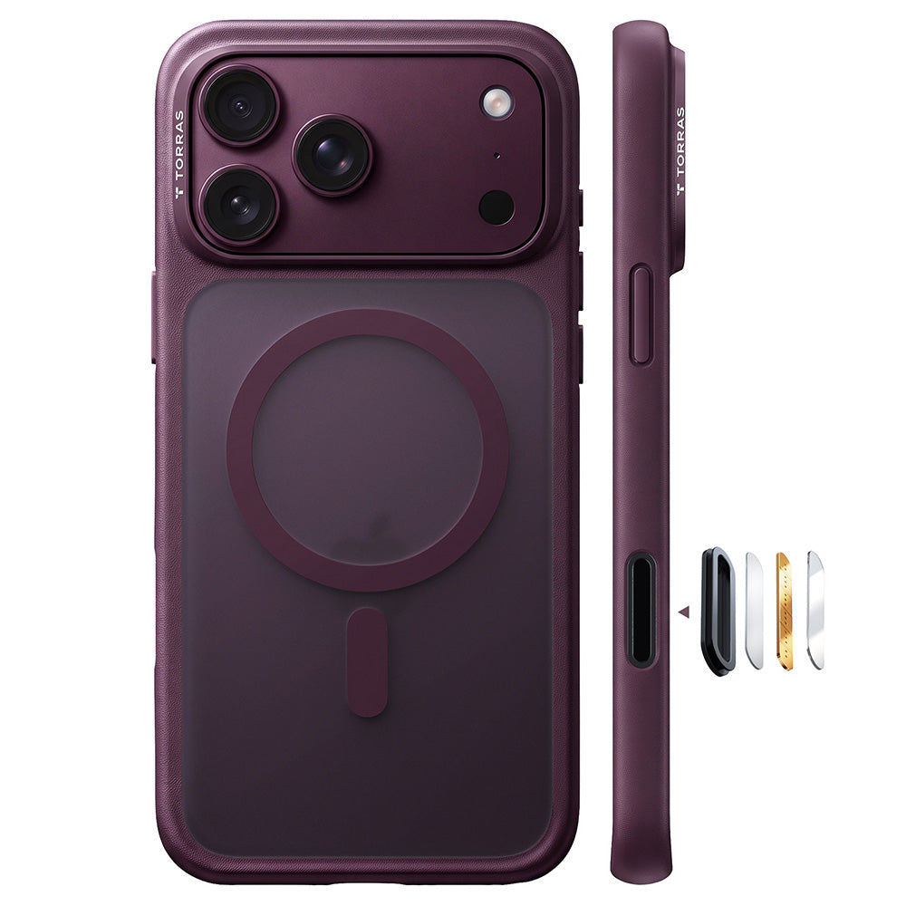 MagSafe Case for Apple iPhone 18 Pro Max / 17 Pro Max, Torras, Guardian, Purple