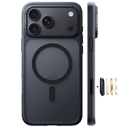 MagSafe Case for Apple iPhone 18 Pro Max / 17 Pro Max, Torras, Guardian, Black
