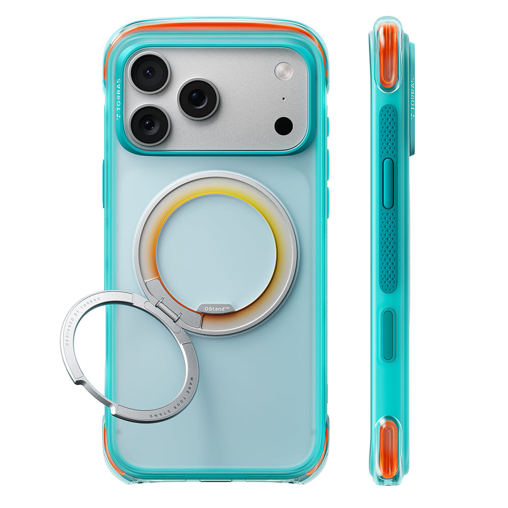 Etui MagSafe dla Apple iPhone 18 Pro Max / 17 Pro Max, Torras, O3 Air Core, Turkusowy