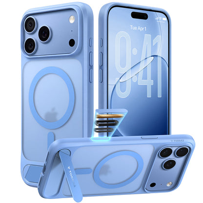 MagSafe Case for Apple iPhone 18 Pro Max / 17 Pro Max, Torras, Ostand L1 Guardian, Blue