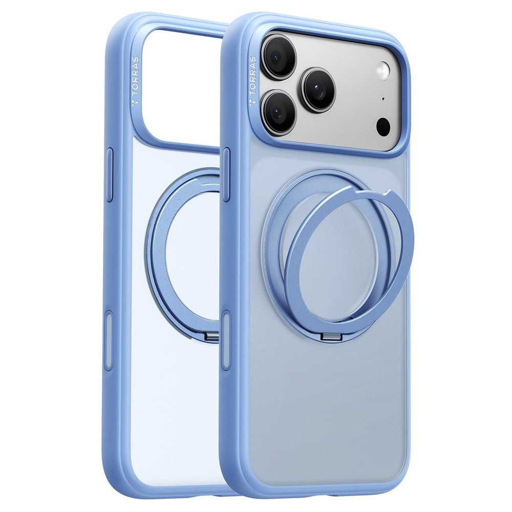 Etui MagSafe dla Apple iPhone 18 Pro Max / 17 Pro Max, Torras, Ostand O1 Guardian, Niebieskie
