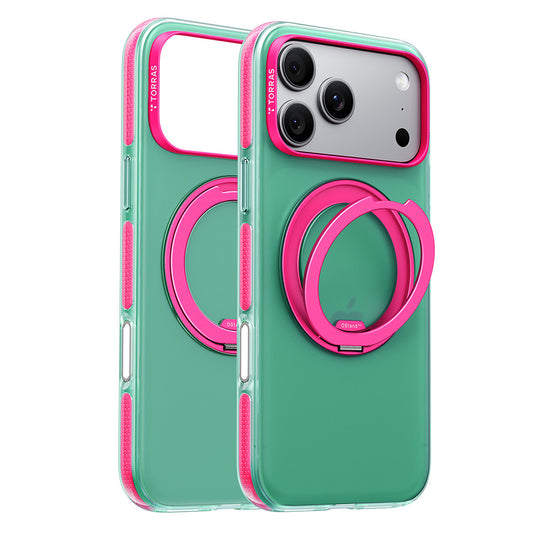 Etui MagSafe dla Apple iPhone 18 Pro Max / 17 Pro Max, Torras, Ostand O3 Hue, Zielony