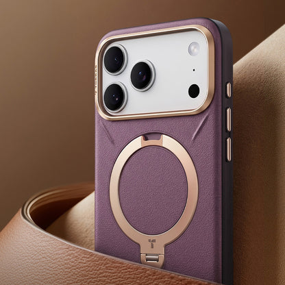 Etui MagSafe do Apple iPhone 18 Pro Max / 17 Pro Max, Torras, QPRO Leather, Brązowe