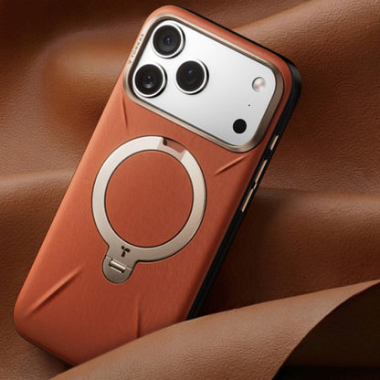 Etui MagSafe do Apple iPhone 18 Pro Max / 17 Pro Max, Torras, QPRO Leather, Brązowe