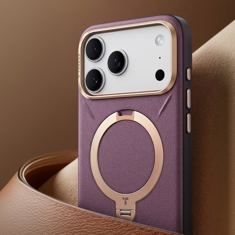 Etui MagSafe do Apple iPhone 18 Pro Max / 17 Pro Max, Torras, QPRO Leather, czarne