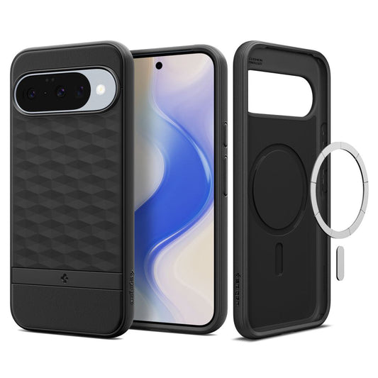 Etui MagSafe dla Google Pixel 10 Pro / 10, Spigen, Caseology Parallax, Czarne Matowe ACS09708