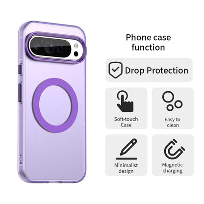 Etui MagSafe na Google Pixel 10 Pro / 10, Techsuit, CandyCase, Fioletowy