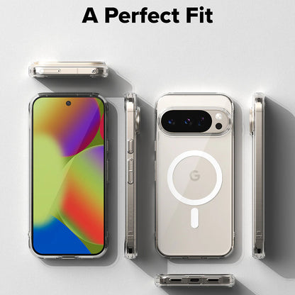 Etui MagSafe do Google Pixel 10 Pro XL, Ringke, Fusion, Przezroczyste