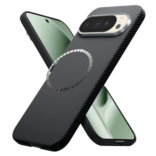 Etui MagSafe dla Google Pixel 10 Pro XL, Techsuit, Włókno Aramidowe, Czarne