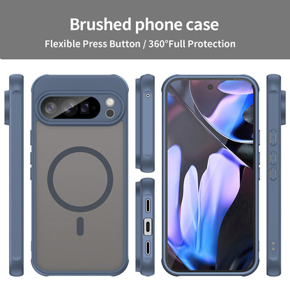 MagSafe Case for Google Pixel 10 Pro XL, Techsuit, HaloFrost II, Navy Blue