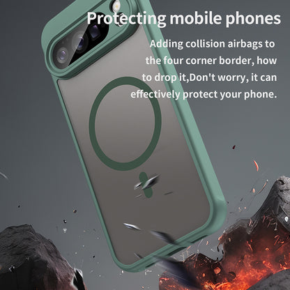 MagSafe Case for Google Pixel 10 Pro XL, Techsuit, HaloFrost II, Green