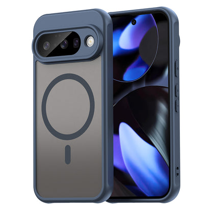 MagSafe Case for Google Pixel 10, Techsuit, HaloFrost II, Navy Blue