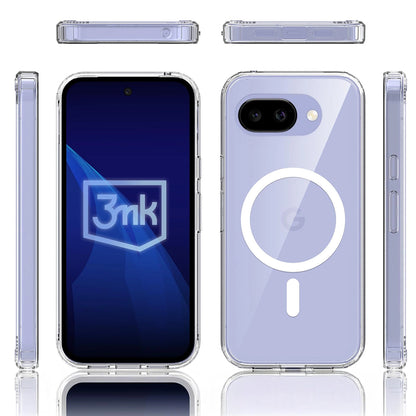 Etui MagSafe dla Google Pixel 10a, 3MK, Armor MagCase, Przezroczyste
