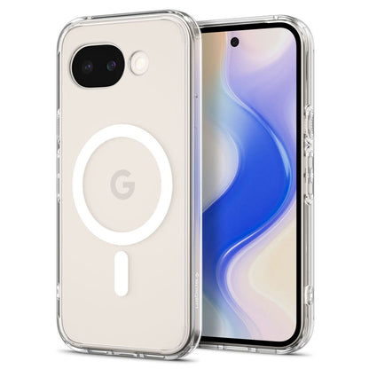 Etui MagSafe do Google Pixel 10a, Spigen, Ultra Hybrid, Przezroczyste Białe ACS11276