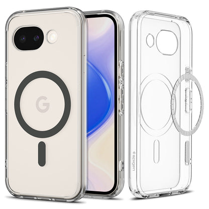 Etui MagSafe dla Google Pixel 10a, Spigen, Ultra Hybrid, Przezroczyste Szare ACS11277