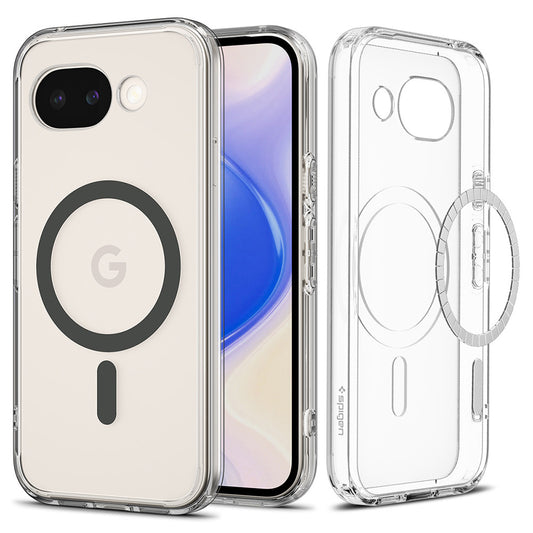 Etui MagSafe dla Google Pixel 10a, Spigen, Ultra Hybrid, Przezroczyste Szare ACS11277