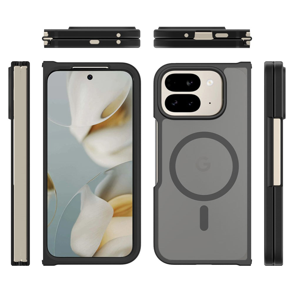 MagSafe Case for Google Pixel 11 Pro Fold, Techsuit, PureFrost, Satin Black