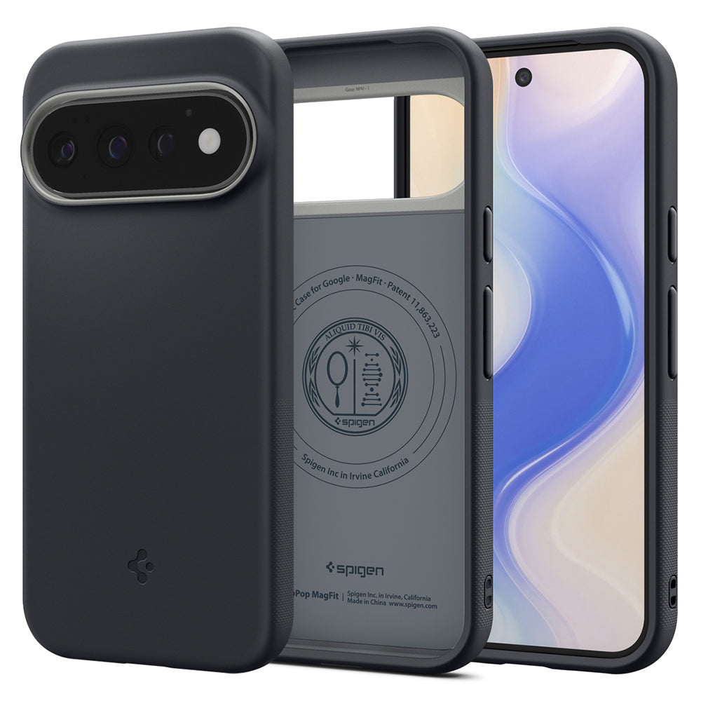 Etui MagSafe do Google Pixel 11 Pro, Spigen, Caseology Nano Pop, czarne ACS11435