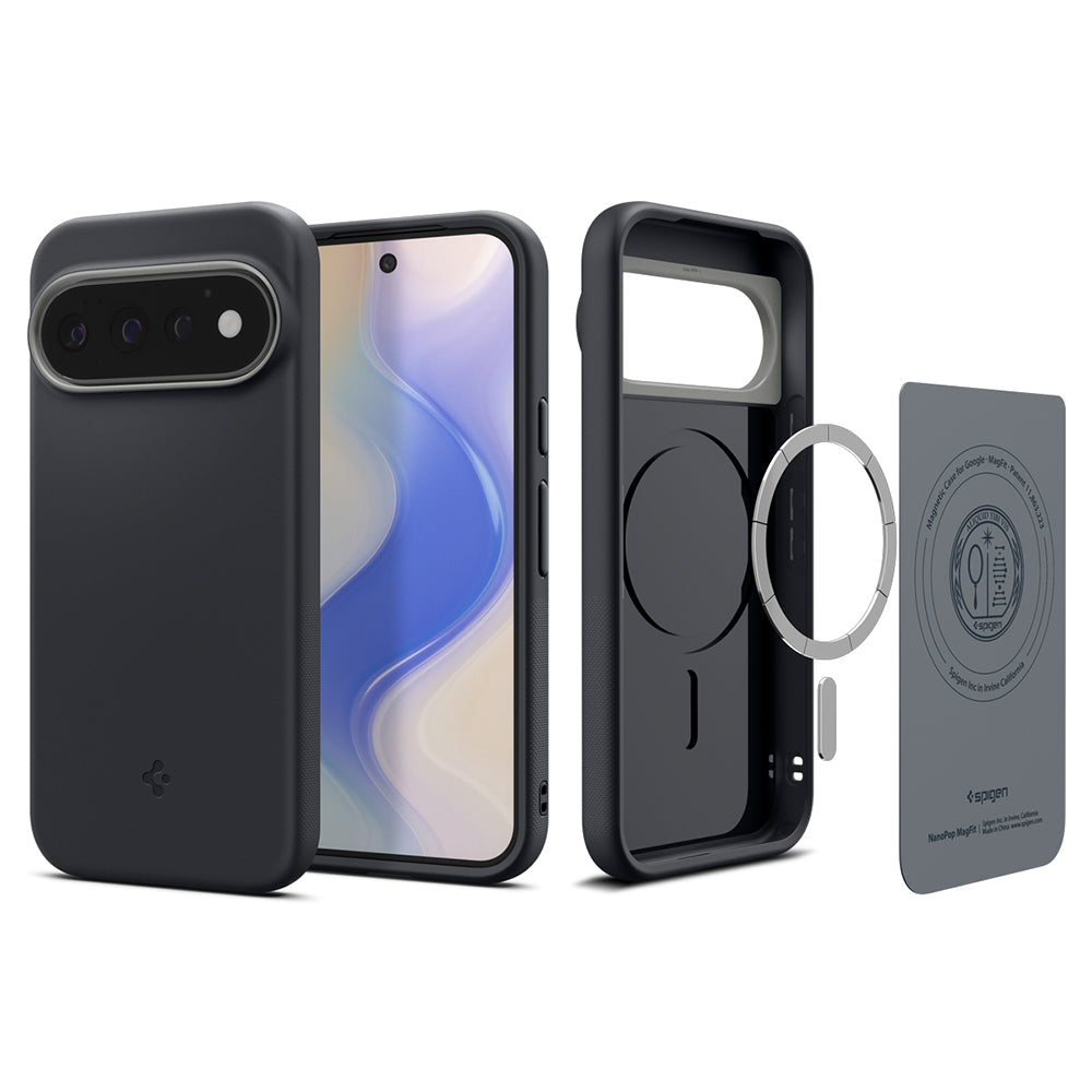 Etui MagSafe do Google Pixel 11 Pro, Spigen, Caseology Nano Pop, czarne ACS11435