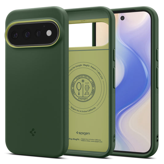 Etui MagSafe do Google Pixel 11 Pro, Spigen, Caseology Nano Pop, Zielony ACS11436