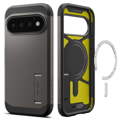 Etui MagSafe do Google Pixel 11 Pro, Spigen, Tough Armor, Szary ACS11860